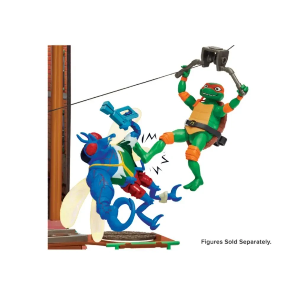 Teenage Mutant Ninja Turtles Mutant Mayhem Sewer Lair Playset by Playmates - Picture 6 of 7
